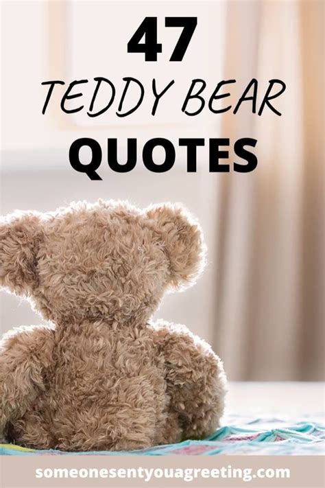 teddy bear quotes love